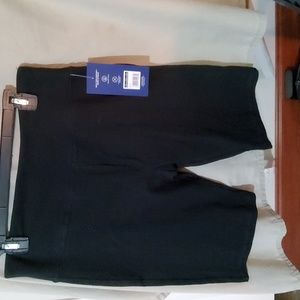 Black athletic shorts